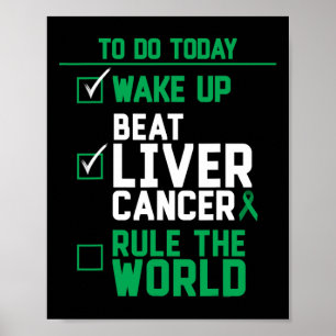 Wake Up Beat Liver Cancer Rule The World Poster