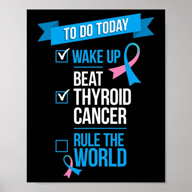Wake Up Beat Thyroid Cancer Rule the World  Poster (Front)