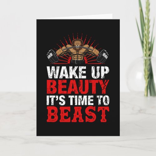 Wake up beauty its time to Beast Card