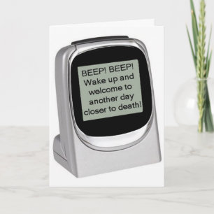 Wake Up! Card