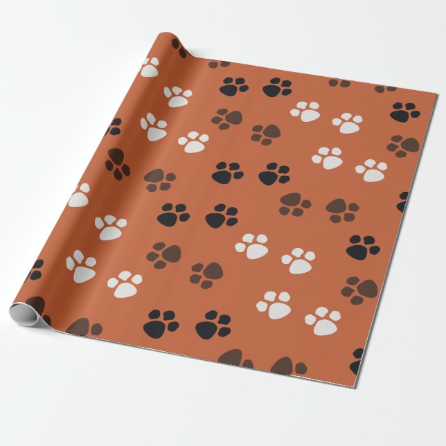 Wake up!!! Golden retriever Pop Art by CallisC  Wrapping Paper (Unrolled)
