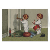 Wake Up Its Christmas cute child illustration (Front Horizontal)