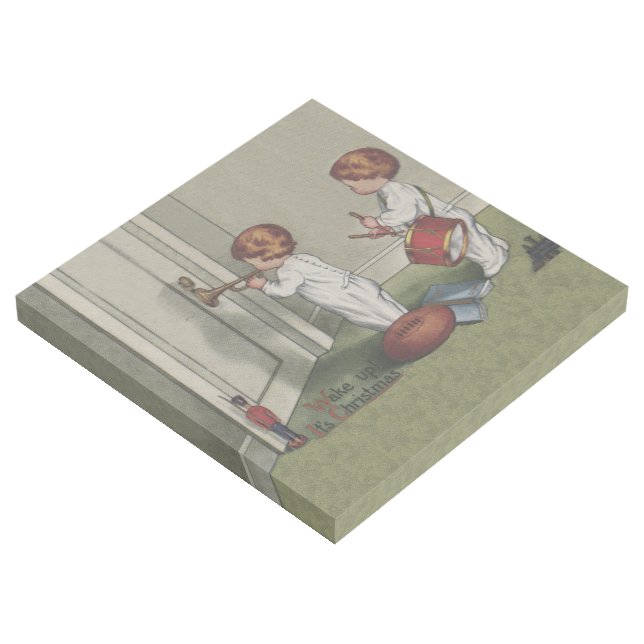 Wake Up Its Christmas cute child illustration Gallery Wrap (3/4)