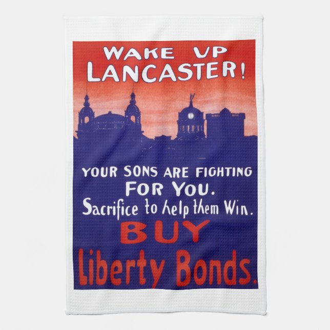 Wake Up Lancaster Towel (Vertical)