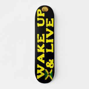WAKE UP & LIVE 7 3/4" Skateboard Deck