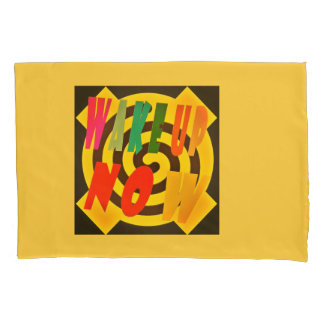 wake up now sandy pillow pillow case