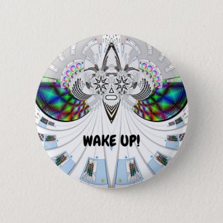 WAKE UP! Robot Button