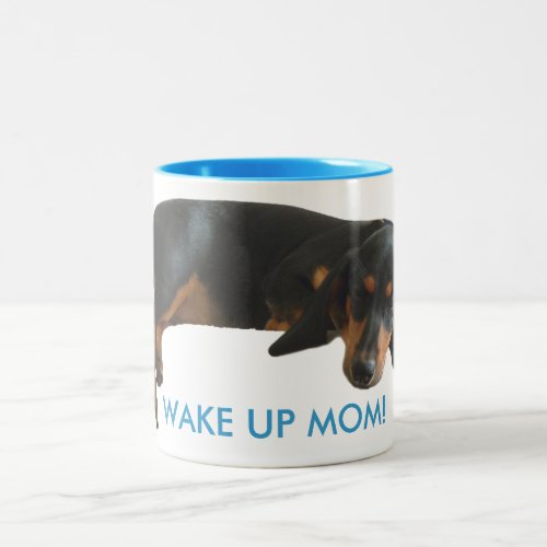 Wake Up Sleepyhead Cute Puppy Mug