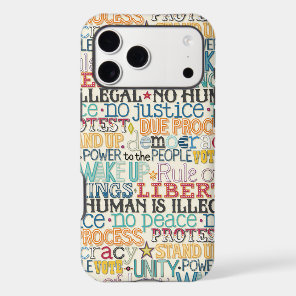 wake up stand up typography iPhone 17 pro max case