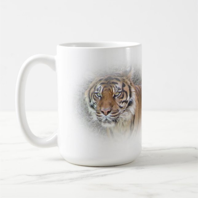 Wake Up The Tiger Mug! Coffee Mug (Left)