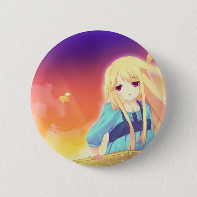 Wake up to a new world pinback button (Front)