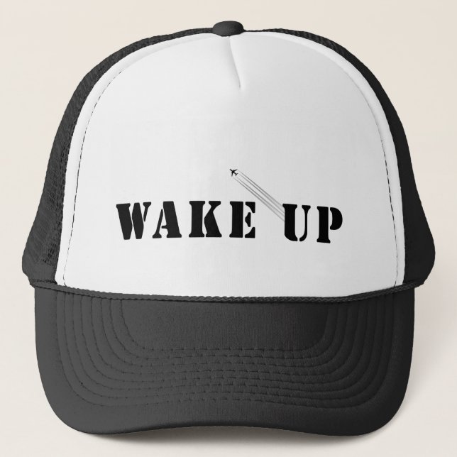 WAKE UP TRUCKER HAT (Front)