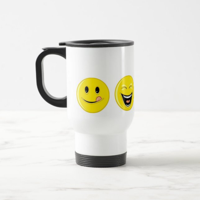 Wake Up with a Smile Mug ... ; ) (Left)