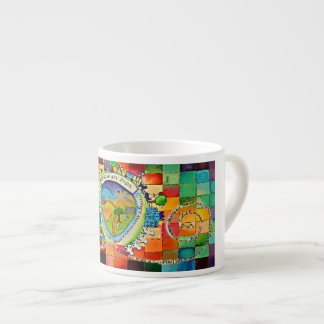 Wake up with color mug! espresso cup