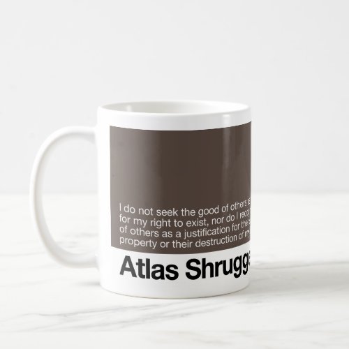 Wake Up World  Atlas Shrugged Galt 1 Coffee Mug