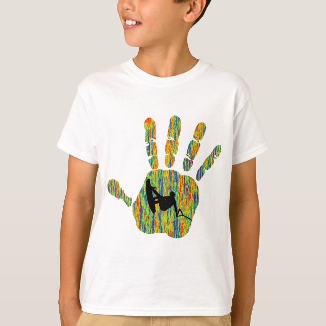 Wakeboard Big Hands T-Shirt (Front)