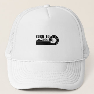 Wakeboard Born To Wake Wakeboarding Wakeboarder Trucker Hat