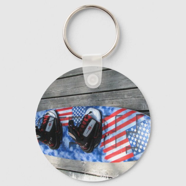 wakeboard keychain Zazzle