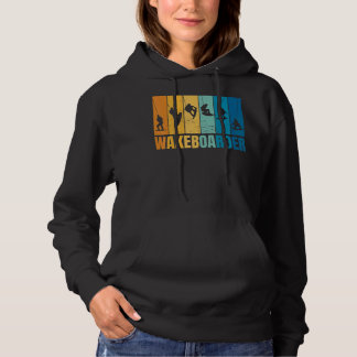 Wakeboard Lifestyle Vintage Palm Trees Hoodie