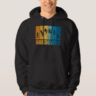 Wakeboard Lifestyle Vintage Palm Trees Hoodie