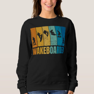 Wakeboard Lifestyle Vintage Palm Trees Sweatshirt