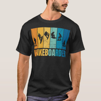 Wakeboard Lifestyle Vintage Palm Trees T-Shirt