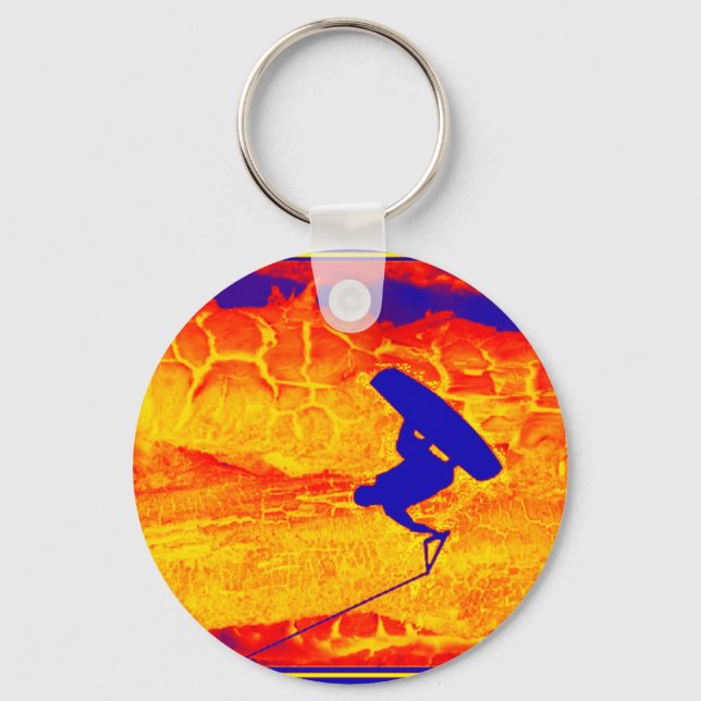 Wakeboard Mystic Keychain (Front)