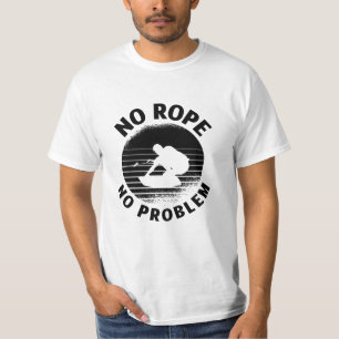 Wakeboard No Rope No Problem Wake Wakeboarder T-Shirt
