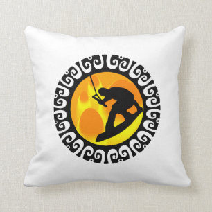 WAKEBOARD STAGE SETTER THROW PILLOW