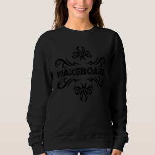 Wakeboard Tribal Design Sweatshirt