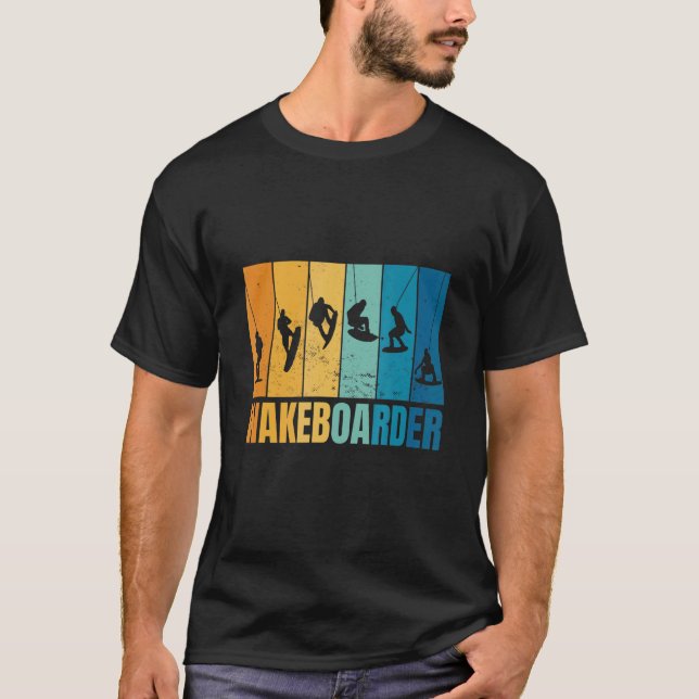 Wakeboarden Wakeboarder Wakeboard Training Wakeboa T-Shirt (Front)