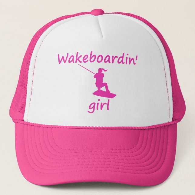 Wakeboardin' Girl Hat (Front)