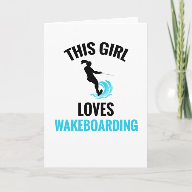 Wakeboarding For Women | Wakeboarding Card (Front)