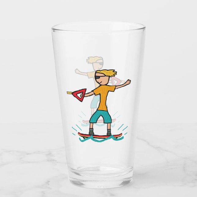 Wakeboarding Glass (Front)