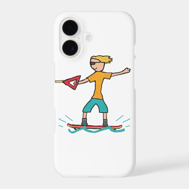 Wakeboarding Iphone Case (Back)