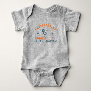 Wakeboarding Skills Loading Wakeboarder Baby Bodysuit