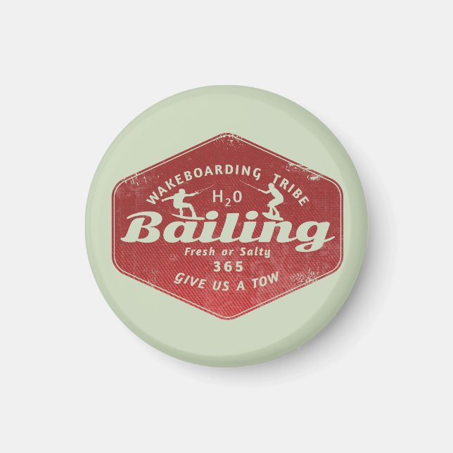 Wakeboarding Wakeboarder Magnet (Front)