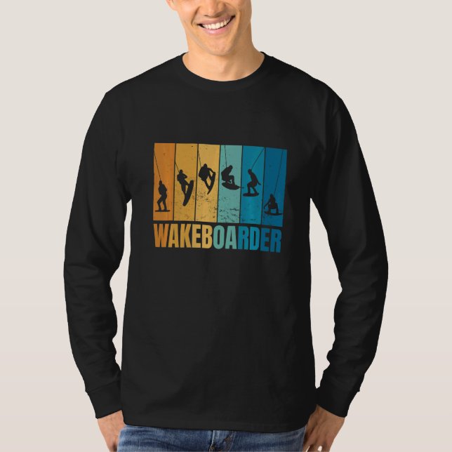 Wakeboarding Water Sport Wakeboarder Water Ski T-Shirt (Front)
