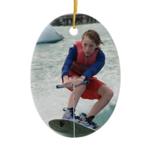 Wakeboarding Youth Ornament