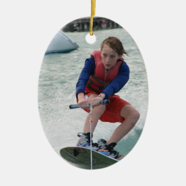 Wakeboarding Youth Ornament (Front)
