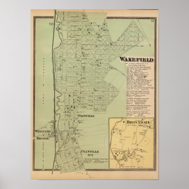 Wakefield, Bronxdale Poster (Front)