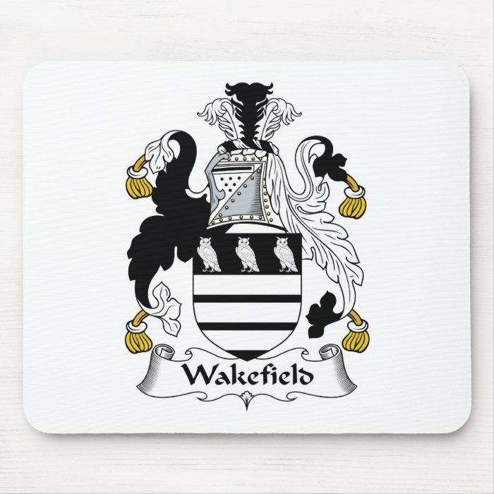 Wakefield Family Crest Mouse Mats