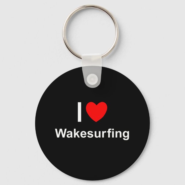 Wakesurfing Keychain (Front)