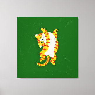 Waking up Cat Canvas Print
