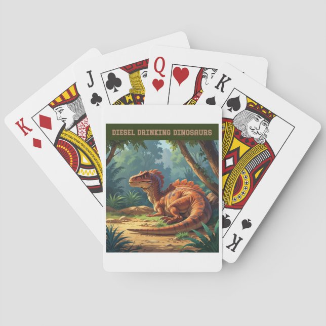 Waking up poker cards (Back)