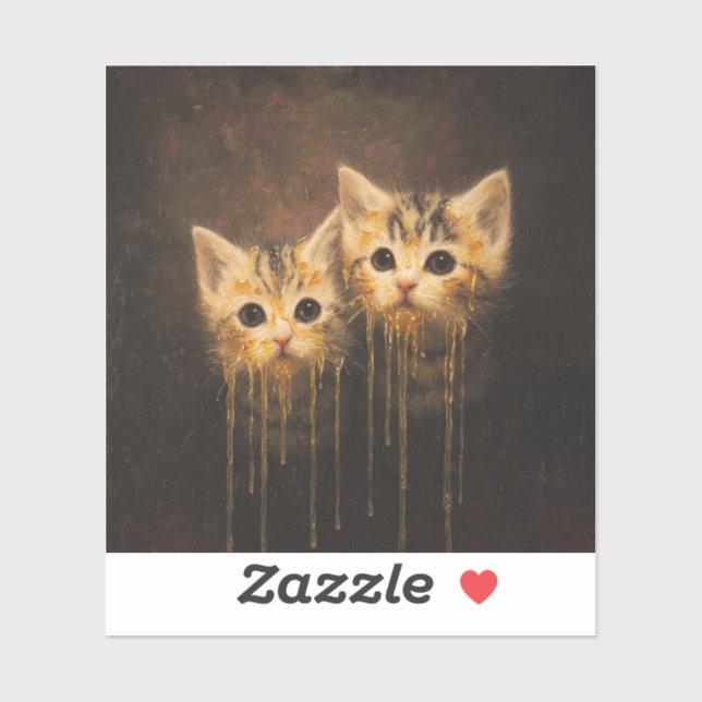 Waking Wain — Gothic Fine Art Sticker (Sheet)