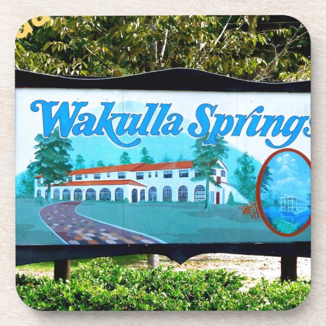 WAKULLA SPRINGS, FLORIDA DRINK COASTER (Front)
