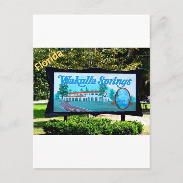 WAKULLA SPRINGS, FLORIDA POSTCARD (Front)