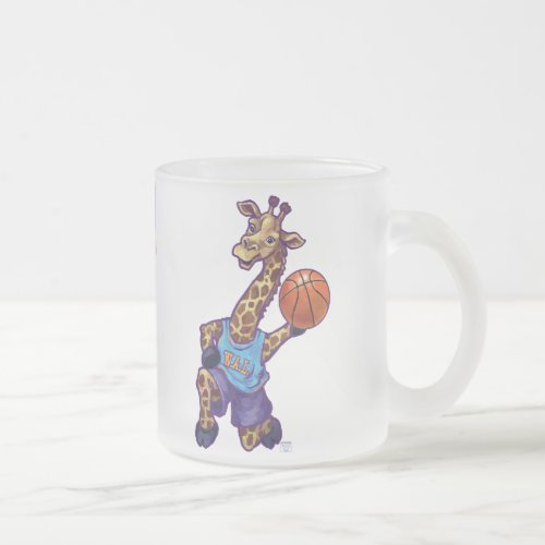 WAL Basketball Frosted Glass Coffee Mug