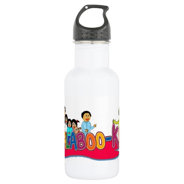 walabookies family water bootle stainless steel water bottle (Front)